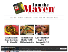 Tablet Screenshot of iamthemaven.com